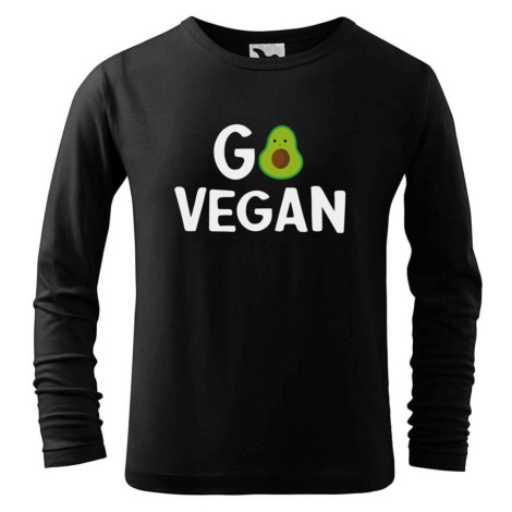 DOBRÝ TRIKO Dětské triko Go vegan
