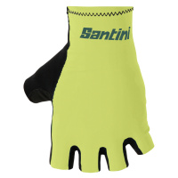SANTINI Cyklistické rukavice krátkoprsté - ISTINTO - zelená