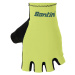SANTINI Cyklistické rukavice krátkoprsté - ISTINTO - zelená
