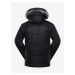 Černá pánská zimní bunda s kapucí Alpine Pro GABRIELL 5