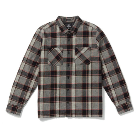 KOŠILE VOLCOM Brickstone Lined Flannel L - šedá