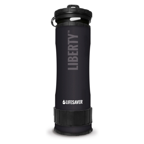 Lifesaver filtrační lahev na vodu liberty 400 ml černá