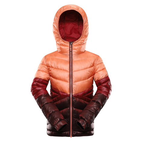 Dětská hi-therm bunda ALPINE PRO ROGO peach pink