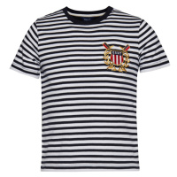 TRIČKO GANT D1. STRIPED SS-T-SHIRT modrá