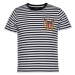 TRIČKO GANT D1. STRIPED SS-T-SHIRT modrá