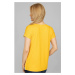 QVC VIA MILANO tričko dvou materiálů Barva: Žlutá, Mezinárodní