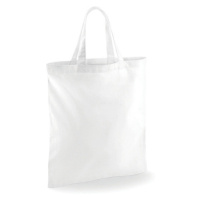 Westford Mill Nákupní taška s krátkými uchy WM101S White