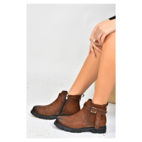 Fox Shoes Tan Leather Women's Boots