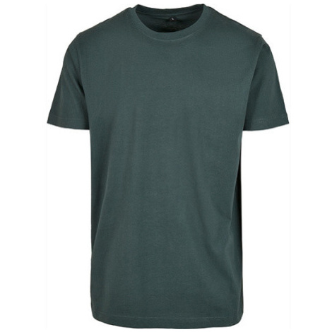 Build Your Brand Pánské tričko s kulatým výstřihem BY004 Bottle Green