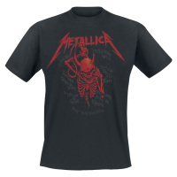 Metallica Skull Screaming Red 72 Seasons Tričko černá