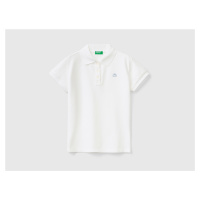Benetton, Short Sleeve Polo In Organic Cotton