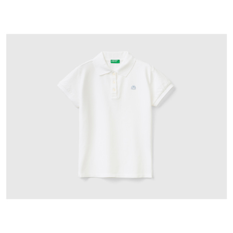Benetton, Short Sleeve Polo In Organic Cotton United Colors of Benetton