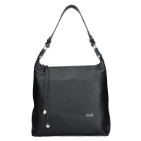 Dámská kožená kabelka Facebag Fionna - černá