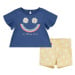 Kojenecká sada Levi's LVG SMILEY FLOUNCE TEE & SHORT žlutá barva