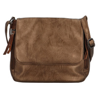 Stylová dámská crossbody Metagga new, bronzová