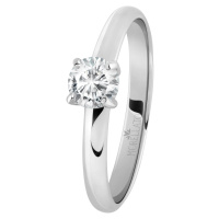 Morellato Ocelový prsten s krystalem Love Rings SNA42 54 mm