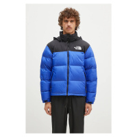 Péřová bunda The North Face 1996 Retro Nuptse pánská, modrá barva, zimní, NF0A3C8DCZ61