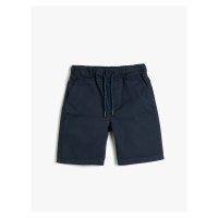 Koton 3skb40027tw Boys' Denim & Canvas Shorts Navy Blue