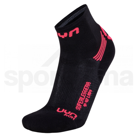 Ponožky UYN Run Superleggera Socks W - černá/růžová /40