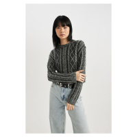 DEFACTO Regular Fit Crew Neck Knitwear Sweater