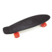 Teddies Skateboard - pennyboard - černá barva - oranžová kola