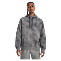 Mikina Under Armour Rival Fleece Printed Hd Castlerock Light Heather