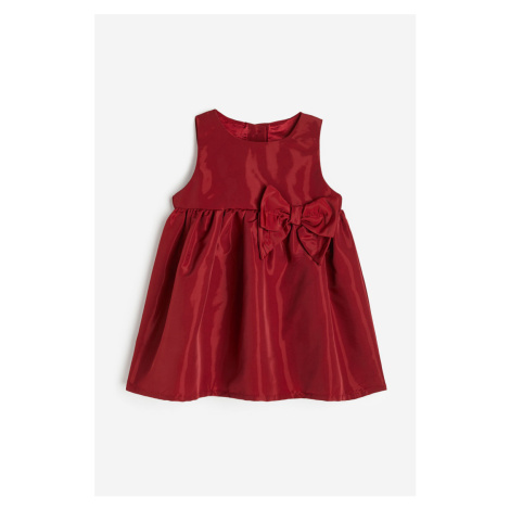 H & M - Šaty's mašlí - červená H&M