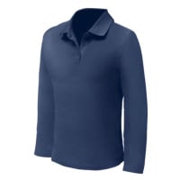 Nath Pánské polo s dlouhým rukávem NH541 Deep Navy