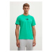 Bavlněné tričko The North Face M S/S Fine Alpine Equipment Tee 3 zelená barva, s potiskem, NF0A8