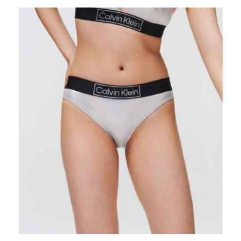 Dámské plavky Calvin Klein KW01949 BIKINI | stříbrná