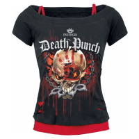 Five Finger Death Punch Assassin Dámské tričko cerná/cervená