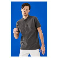 ALTINYILDIZ CLASSICS Pánské tričko s rolovacím límcem ze 100% bavlny Slim Fit Slim Fit s rolákem