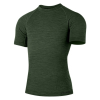 LASTING pánské merino bezešvé triko MABEL zelené
