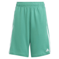 adidas 3-STRIPES SHORTS Chlapecké kraťasy, zelená, velikost