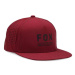 KŠILTOVKA FOX Non Stop Tech Snapback - červená