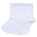 Sportovní dětské ponožky 5-balení bílé