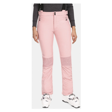 Kilpi Dámské softshellové lyžařské kalhoty DIONE-W Růžová