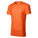 Odolné pánské tričko tlustší, oranžová