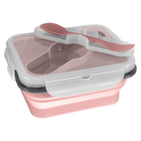 Zopa Silicone Lunch Box Small jídelní sada Old Pink 15x7,5 cm 1 ks