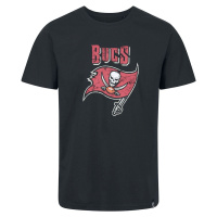 Recovered Clothing NFL Buccs Logo Tričko černá