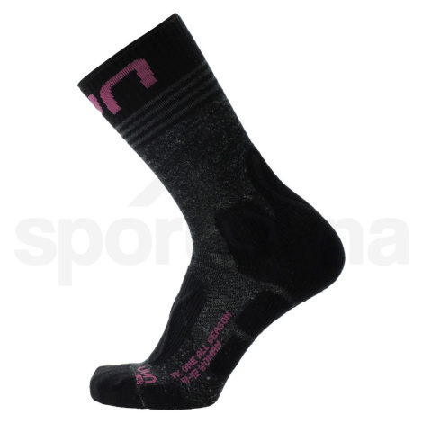 UYN Trekking One All Season Mid Socks W S100313B223 - black/purple /38