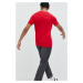 Bavlněné tričko Jack & Jones červená barva, s potiskem