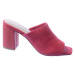 TAMARIS pantofle na širokém podpatku< Barva: Růžová