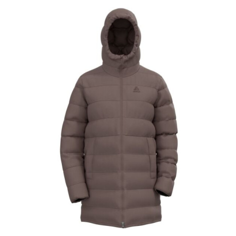 Odlo ASCENTN-THERMIC Dámský péřový kabát, hnědá, velikost