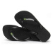 HAVAIANAS BRASIL LOGO Unisex žabky, černá, velikost 37/38