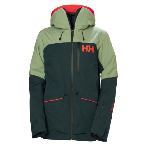 Helly Hansen POWCHASER LIFALOFT W Dámská lyžařská bunda, zelená, velikost