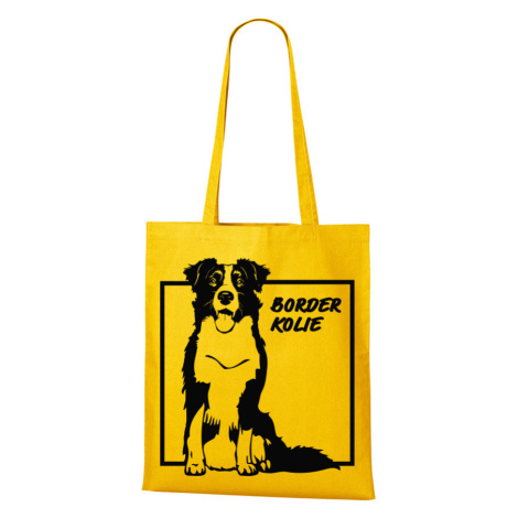 Plátěná taška s potiskem Border kolie - skvělý dárek pro milovníky psů BezvaTriko