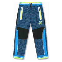 Chlapecké zateplené outdoorové kalhoty - KUGO C7870, tyrkysová Barva: Tyrkysová
