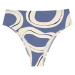 Dámské plavkové kalhotky Summer Allure Highwaist brief - - modrobílé 0032 - TRIUMPH