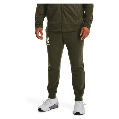 UNDER ARMOUR-UA RIVAL TERRY JOGGER-GRN 390 Zelená